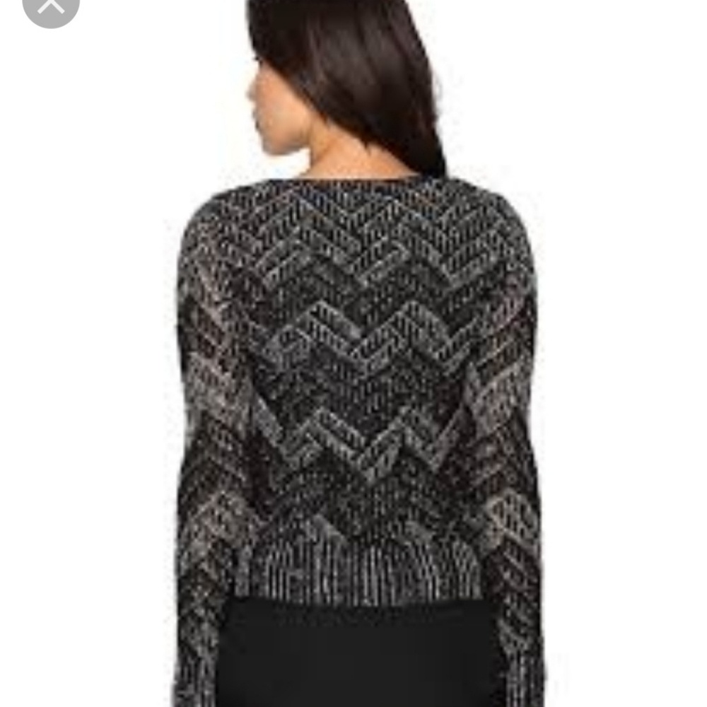 Lucky Brand Chevron Shine Sweater size XS. - Picture 3 of 8
